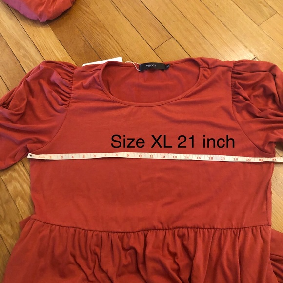 NWTSwing Dress with Pockets( Rust Red ) - Picture 10 of 12